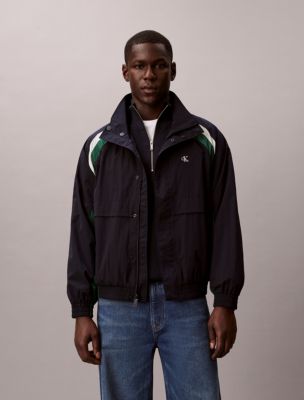Nylon Colorblock Track Jacket