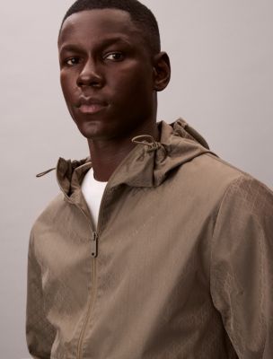 Мужские куртки Calvin Klein Allover Emblem Logo Windbreaker Jacket — фото 2