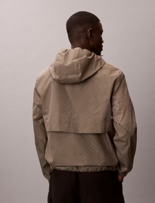 Мужские куртки Calvin Klein Allover Emblem Logo Windbreaker Jacket — фото 5