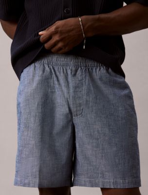Chambray Pull-On Shorts | Calvin Klein