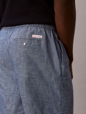 Мужские шорты Calvin Klein Chambray Pull-On Shorts — фото 5