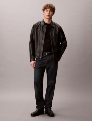 Suede 90s Straight Pants, Blue Nights