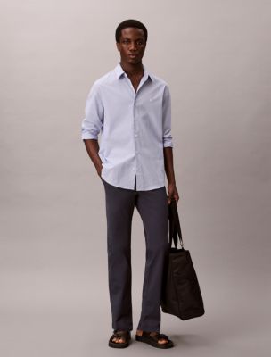 Cotton Slim Chino Pants, Ink