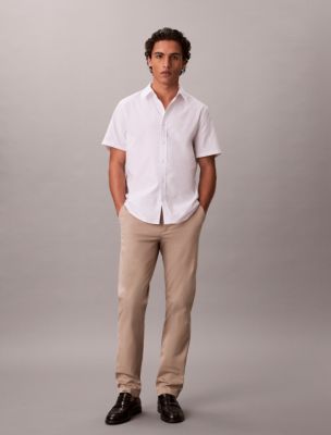 Cotton Slim Chino Pants, Vintage Khaki