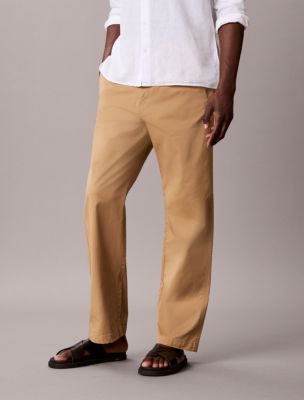 Cotton Stretch 90s Straight Chino Pants | Calvin Klein