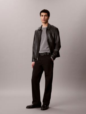 Мужские брюки Calvin Klein Cotton Stretch 90s Straight Chino Pants — фото 4