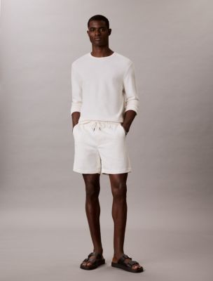 Cotton Stretch Chino Pull-On Shorts, Tofu