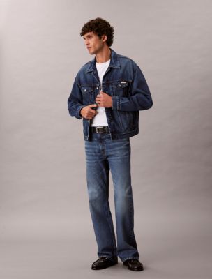 Мужская куртка Calvin Klein 90s Denim Trucker, цвет: Horizon — фото 2