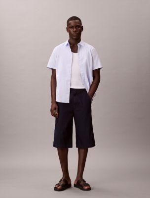 Nylon Denim Long Shorts, Challenger