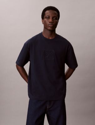 Emblem Logo Graphic Relaxed T-Shirt, Dark Sapphire