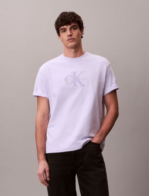 Monologo Outline Graphic Classic T-Shirt, Island Lilac
