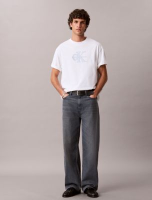 Monologo Outline Graphic Classic T-Shirt, Bright White