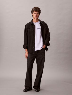 Мужские футболки Calvin Klein Small Script Logo Graphic Classic T-Shirt — фото 2