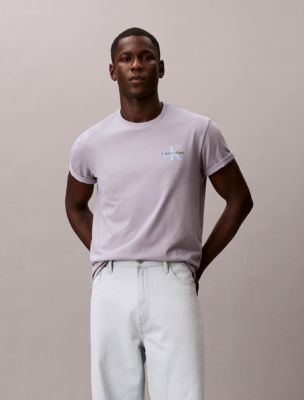 Monologo Graphic Classic T-Shirt, Lilac Gray