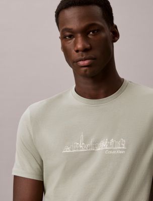 City Skyline Graphic Classic T-Shirt, Shadow