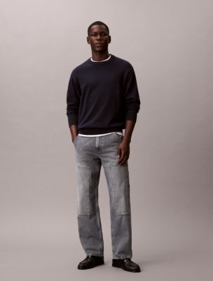 Straight Leg Carpenter Jeans, Vintage Chrome