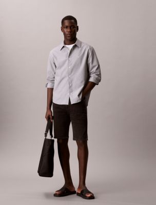 Slim Denim Shorts, Ck Essential Black