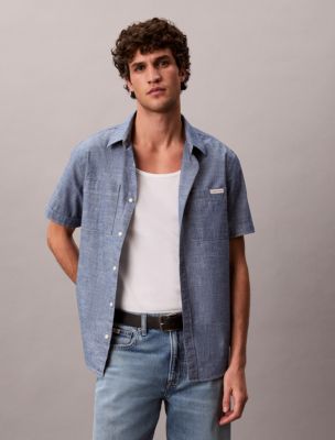 Chambray Classic Button-Down Shirt