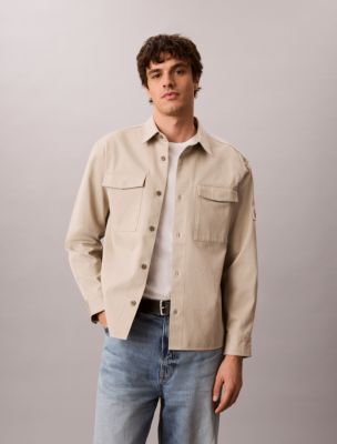 Utility Chino Relaxed Overshirt, Island Fossil