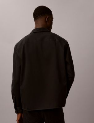 Мужские топы Calvin Klein Utility Chino Relaxed Overshirt — фото 6