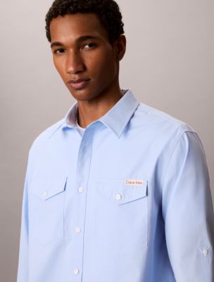 Utility Washed Poplin Easy Shirt, Windsurfer
