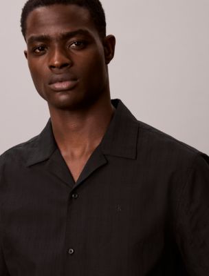 Мужские рубашки Calvin Klein Yarn-Dyed Textured Classic Shirt — фото 2