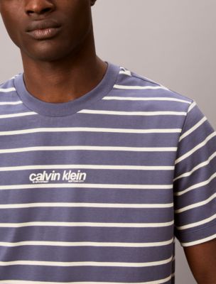 Мужские футболки Calvin Klein Logo Graphic Stripe Relaxed T-Shirt — фото 5