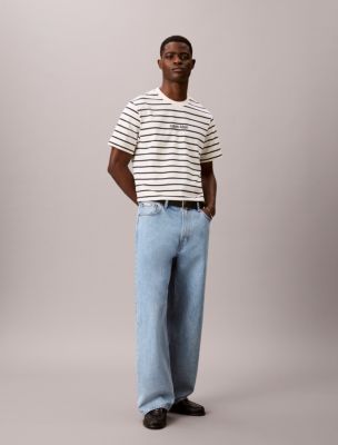 Logo Graphic Stripe Relaxed T-Shirt - thumbnail 4