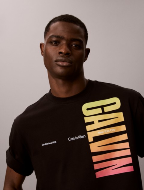 Мужские футболки Calvin Klein Pride Bold Logo Relaxed Tee