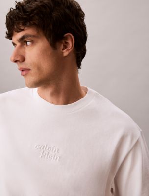 Мужские футболки Calvin Klein Embroidered 1989 Logo Graphic Relaxed T-Shirt — фото 3