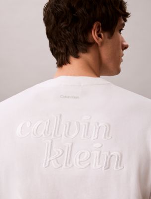 Мужские футболки Calvin Klein Embroidered 1989 Logo Graphic Relaxed T-Shirt — фото 5