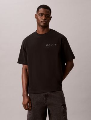CK NYC Graphic Logo Tee, Black