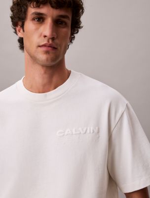 CK NYC Graphic Logo Tee, Bright White