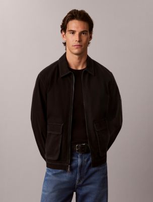 Matte Canvas Jacket, Black