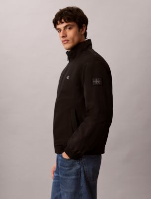 Мужская куртка Calvin Klein Padded Nylon Zip, цвет: Чёрный — фото 3