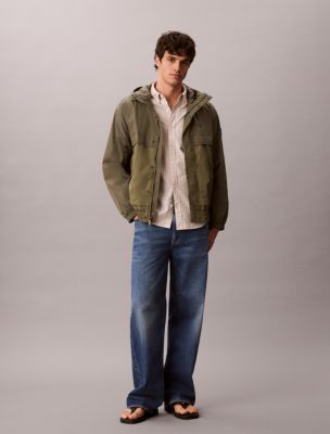 Мужские куртки Calvin Klein Lightweight Nylon Mixed Media Jacket — фото 5
