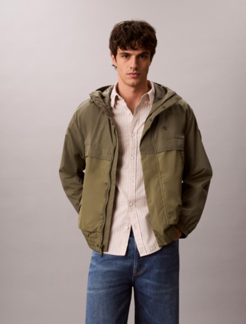 Мужские куртки Calvin Klein Lightweight Nylon Mixed Media Jacket