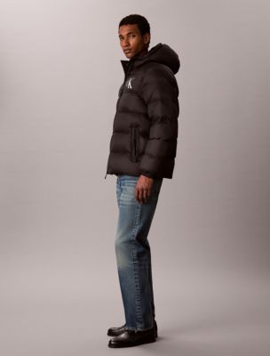 Мужские куртки Calvin Klein Lightweight Nylon Hooded Puffer Jacket — фото 4