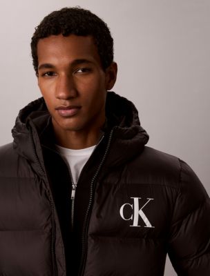 Мужские куртки Calvin Klein Lightweight Nylon Hooded Puffer Jacket — фото 5
