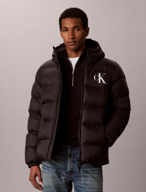Мужские куртки Calvin Klein Lightweight Nylon Hooded Puffer Jacket