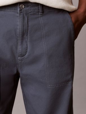 Мужские брюки Calvin Klein Relaxed Straight Utility Pants — фото 4