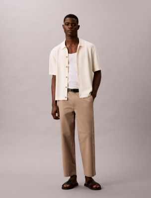 90s Relaxed Cropped Chinos, Roasted Cashew