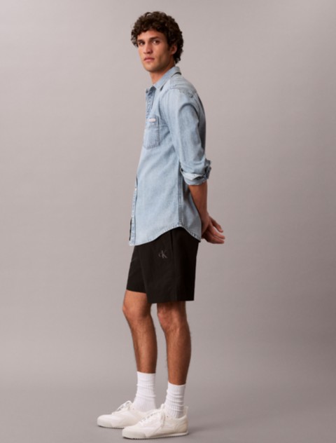 Мужские шорты Calvin Klein Nylon Monogram Pull-On Shorts