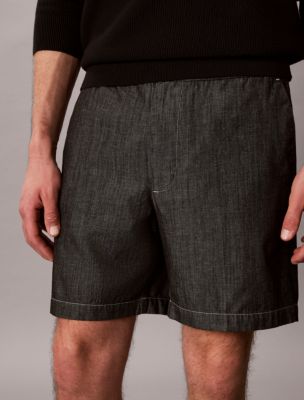 Мужские шорты Calvin Klein Chambray Straight 7" Pull-On Shorts — фото 3