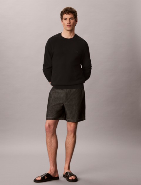 Мужские шорты Calvin Klein Chambray Straight 7" Pull-On Shorts