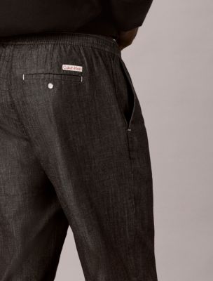Мужские брюки Calvin Klein Straight Chambray Pull-On Pants — фото 4