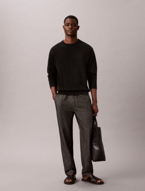 Мужские брюки Calvin Klein Straight Chambray Pull-On Pants