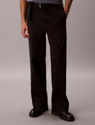 Мужские брюки Calvin Klein Baggy Cotton Twill Pants — фото 4