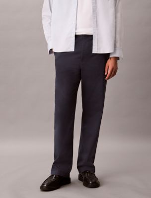 Мужские брюки Calvin Klein 90s Straight Chino, цвет: Синий — фото 2