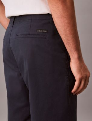 Мужские брюки Calvin Klein 90s Straight Chino, цвет: Синий — фото 5